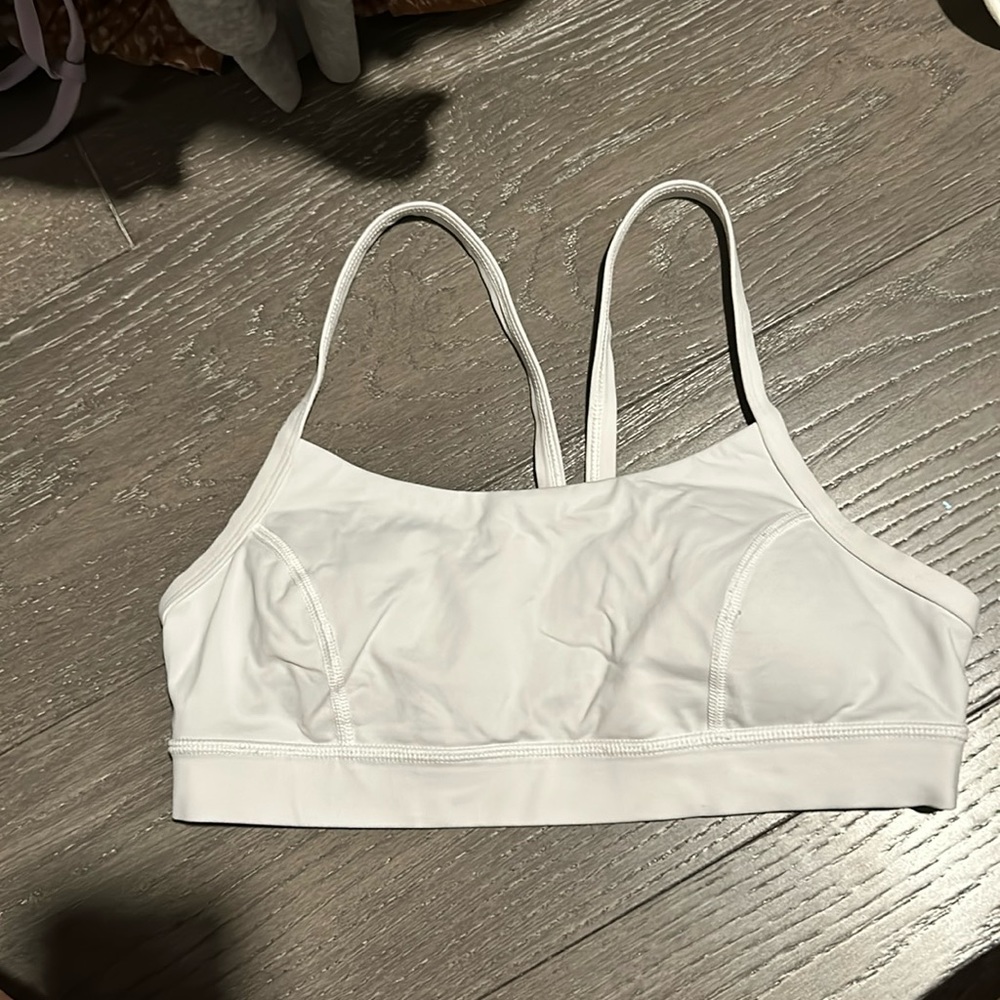 Lululemon White Sports Bra (8)
